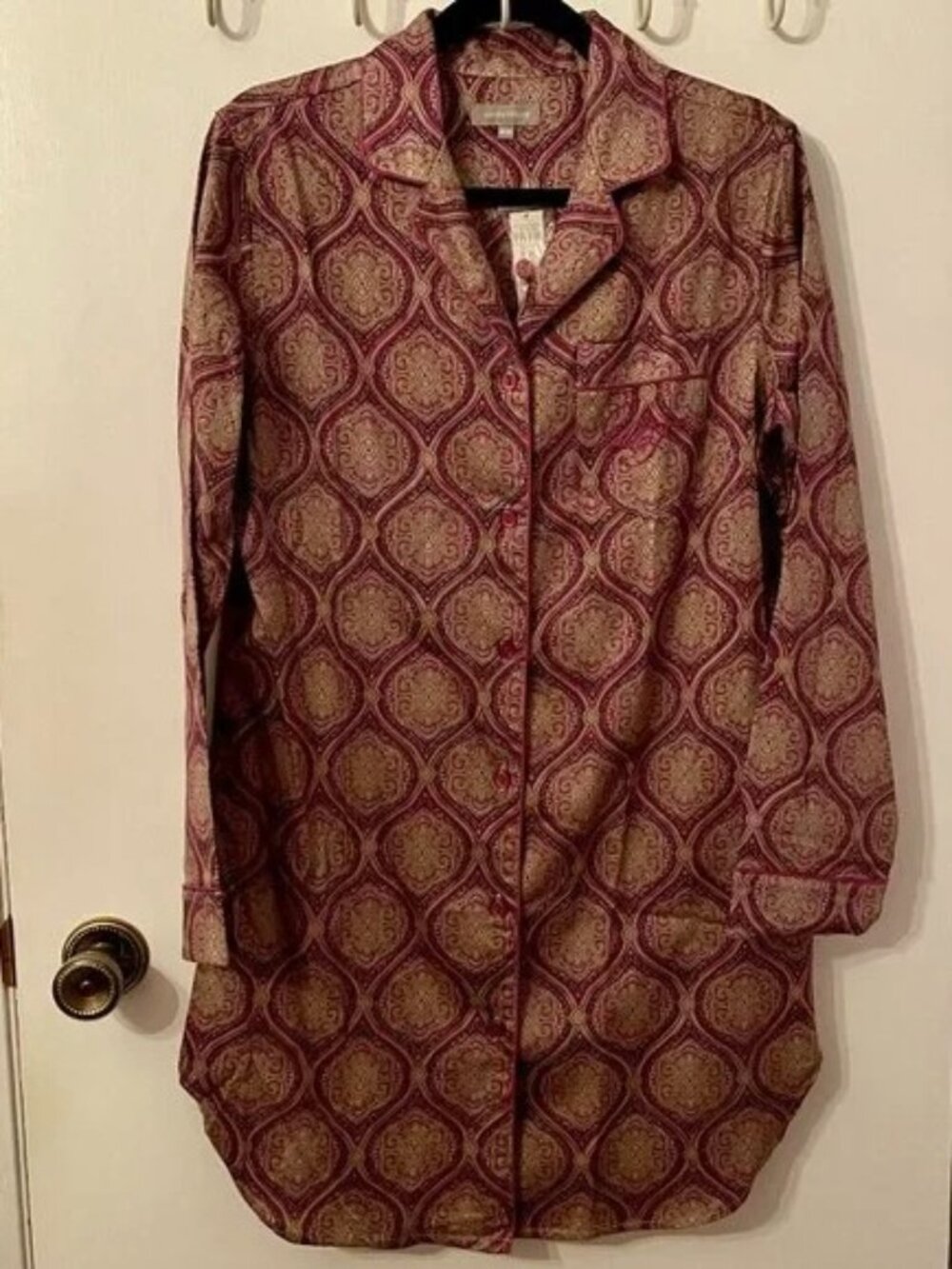 Lord & Taylor Women's 100% Cotton Nightshirt